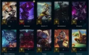 Conta LoL Prata - 46 Campeões, Nível 66