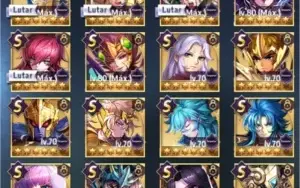 Saint Seiya Awakening - CONTA LV. 60 - TODOS SS