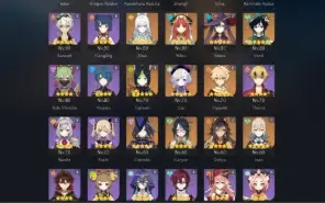 Conta Premium Genshin Impact Ar60 82 Personagens