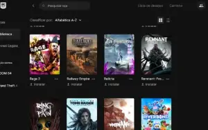 Conta Epic Games com GTA 5, The Witcher 3 e muitos jogos