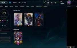 Conta LoL (Plat 2), 191 skins, todos os champ e 34k essência