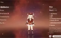✨GENSHIN IMPACT CONTA COM KLEE+QIQ  AR10 ✨