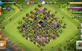 CONTA CLASH OF CLANS CV9 95% FULL