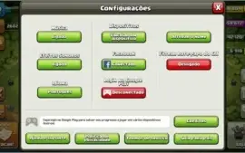 CONTA CLASH OF CLANS CV9 95% FULL