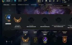 Ouro 2 com TODOS os champs e 108 Skins + 7 Vitoriosas + Rara