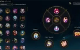 Conta de League of Legends (lol) com 752 skins LVL 454