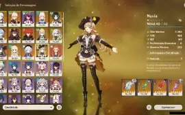 GENSHIN IMPACT - AR57, 20T5⭐Hutao C1 + Bis, ayaka + Bis,