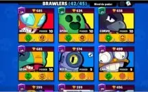 Vendo conta do brawstar com 22 brawlers já maximizado