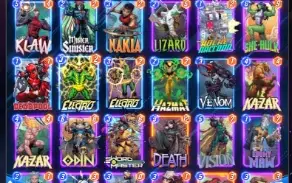 Conta Marvel Snap nv. 2.158