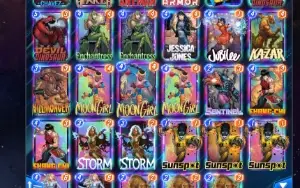 Conta Marvel Snap nv. 2.158