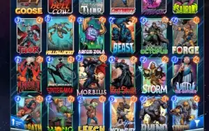 Conta Marvel Snap nv. 2.158