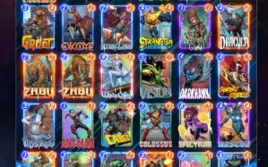Conta Marvel Snap nv. 2.158