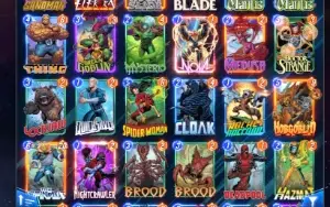 Conta Marvel Snap nv. 2.158
