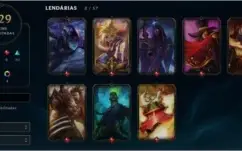 Conta lvl 225 / 129 skins / Platina 1
