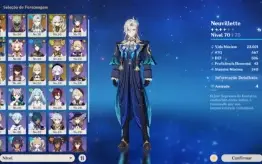 AR45 Neuvillette C1 / Nahida / Lyney / Andarilho