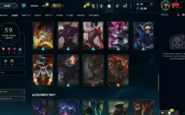 CONTA LV 260 - EX MESTRE - COM 59 SKINS- SEM RISCO DE BAN