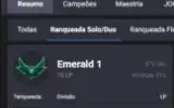 CONTA LV 260 - EX MESTRE - COM 59 SKINS- SEM RISCO DE BAN