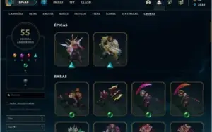 CONTA LOL 431 SKINS - GOLD