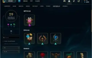 CONTA LOL 431 SKINS - GOLD