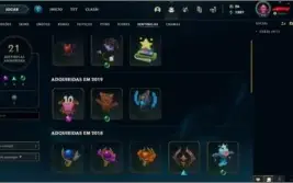 CONTA LOL 236 SKINS