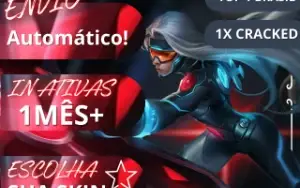 🟢ONLINE! Conta NFA GOLD 4+, Escolha Sua Skin!