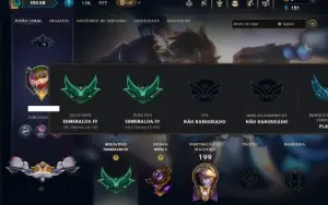 Esmeralda 4 com 80 Champs e 23 Skins +4 Vitoriosas