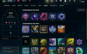Unranked com 26 Champs e 3 Skins