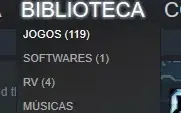 Conta steam 2 anos - Level 21 - 80 Jogos