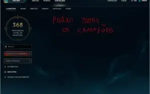 CONTA DE LEAGUE OF LEGENDS GOLD IV