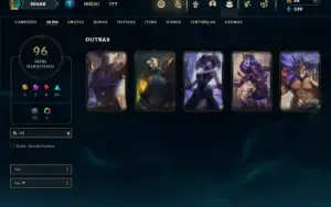 Esmeralda 4 com 130 Champs e 96 Skins ( MAIN MID )