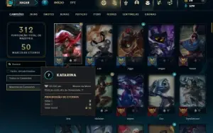 Esmeralda 4 com 130 Champs e 96 Skins ( MAIN MID )