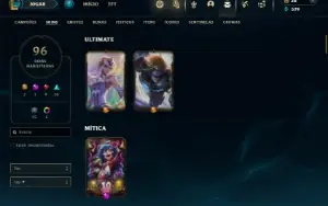Esmeralda 4 com 130 Champs e 96 Skins ( MAIN MID )