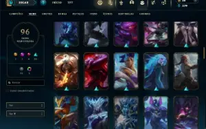 Esmeralda 4 com 130 Champs e 96 Skins ( MAIN MID )