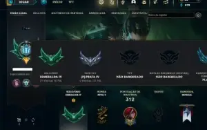 Esmeralda 4 com 130 Champs e 96 Skins ( MAIN MID )