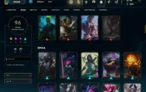 Esmeralda 4 com 130 Champs e 96 Skins ( MAIN MID )