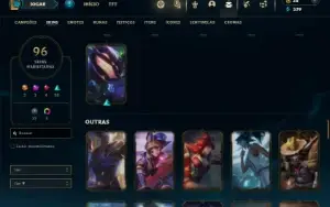 Esmeralda 4 com 130 Champs e 96 Skins ( MAIN MID )