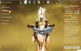 Conta Genshin Impact [Zhogli, Livro 5*, Túmulo 5*]