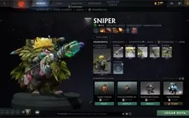 CONTA DOTA 2, 2K MMR 9600 CONDUTA + ITENS TOP