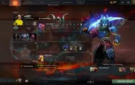 CONTA DOTA 2, 2K MMR 9600 CONDUTA + ITENS TOP