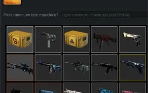 Skins no csgo, algumas stattracks etc