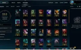 Conta 81 campeões 36 skins nível 41
