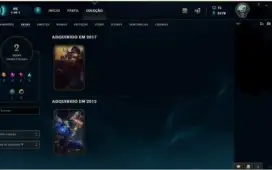 Conta Unranked League of legends