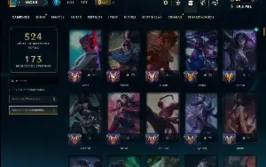 Esmeralda 3 com TODOS os Champs e 229 Skins +1 Rara