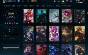 Esmeralda 3 com TODOS os Champs e 229 Skins +1 Rara