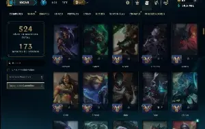 Esmeralda 3 com TODOS os Champs e 229 Skins +1 Rara