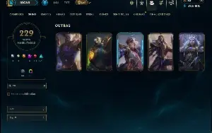 Esmeralda 3 com TODOS os Champs e 229 Skins +1 Rara