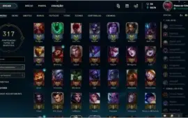 Vendo Conta de lol ou troco por skins csgo