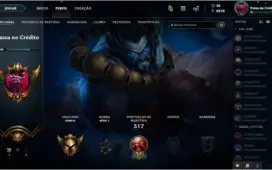 Vendo Conta de lol ou troco por skins csgo