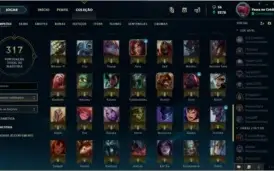 Vendo Conta de lol ou troco por skins csgo