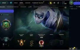 Conta Nvl 73 Ouro II 41 champs 7 Skins  por R$60,00